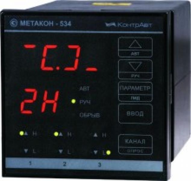 Измеритель-регулятор многоканальный КОНТРАВТ МЕТАКОН-522-Т-0/1-0 Даталоггеры