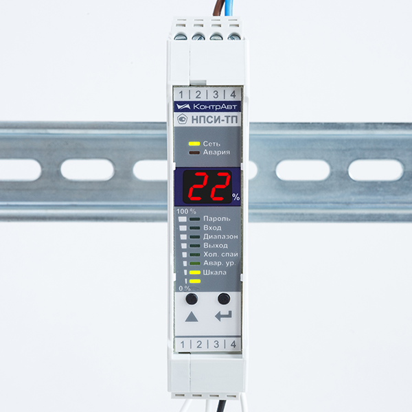 Преобразователь сигналов термопар и напряжения КОНТРАВТ НПСИ-ТП-0-220-М0 Устройства сопряжения