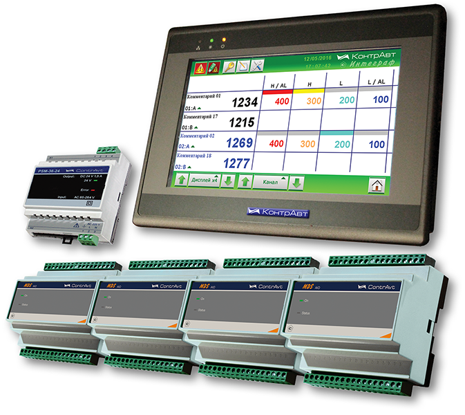 КОНТРАВТ ИНТЕГРАФ-1000-10-0804-0-С4-M0 Даталоггеры